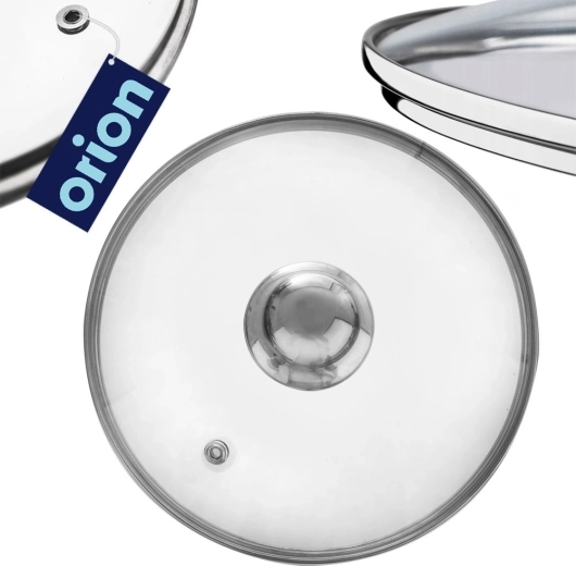 Edelstahlrand und robuster Griff