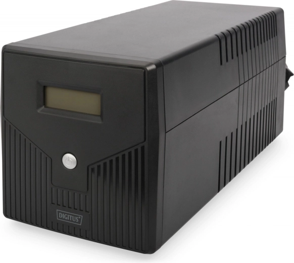 gruppo di continuità UPS line-interactive con LCD 1500 VA / 900 W, 4× Schuko, AVR, USB, RS232, RJ45