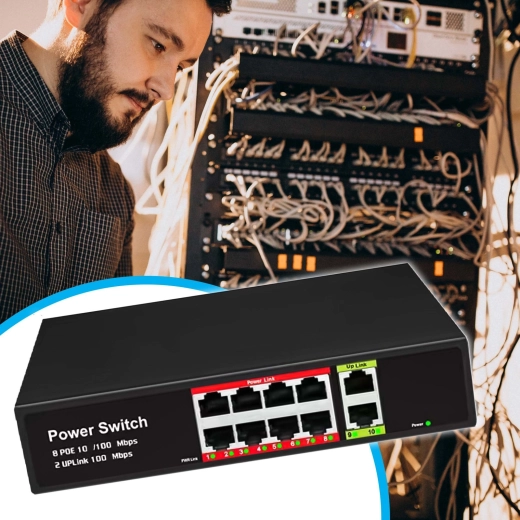 Due porte uplink per una facile espansione della rete