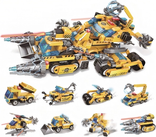Qman The Legend of Chariot – mini construction vehicle sets