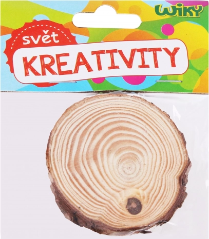 Wooden disc 6–7 × 0.5 cm, set of 2 pcs