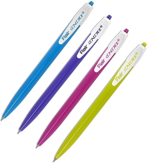 Penna a sfera CONCORDE Ezee Click colori assortiti