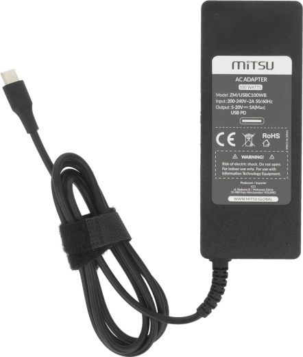 Potenza fino a 100 W con USB‑C Power Delivery