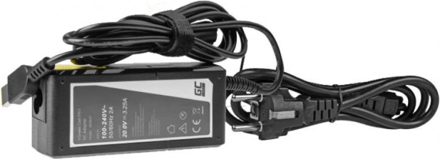 Alimentatore Green Cell Pro 65W 20V 3,25A per Lenovo con connettore Slim Tip