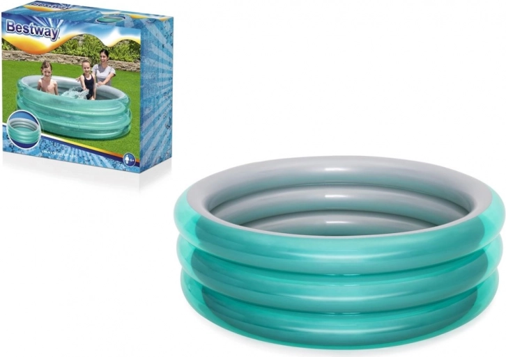 Piscina gonfiabile metallizzata 1,7 m x 53 cm