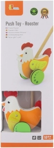 Viga Wooden Wheel Walker Chicken