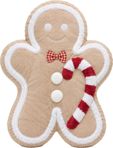 Christmas Decorative Gingerbread Man Pillow 40 cm