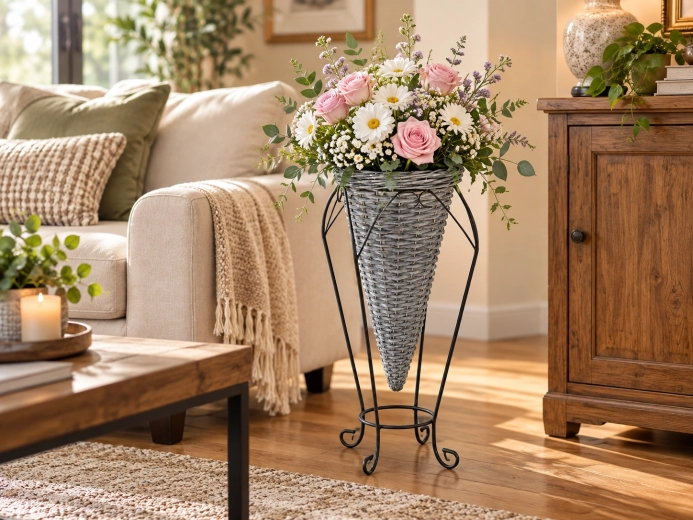 Decorative wicker design