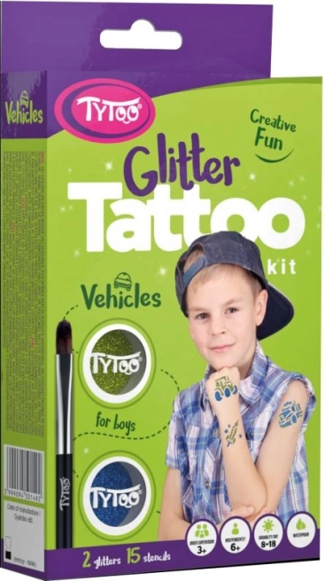 TyToo glitter tattoos vehicles