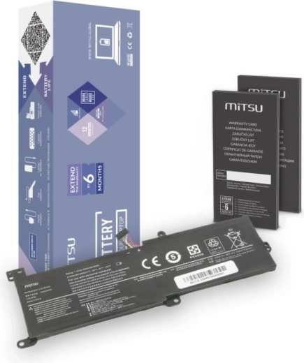 Baterie MITSU pro Lenovo IdeaPad 320 (4050 mAh, 30 Wh, 7,4–7,6 V)