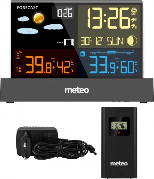 Weather Station METEO SP110C with DCF, Black