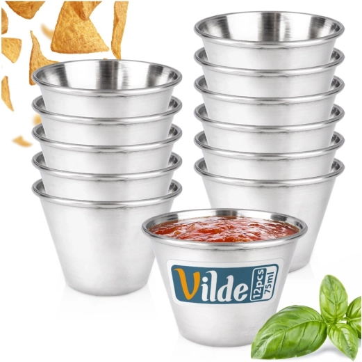 Set of 12 dipping bowls (75 ml)