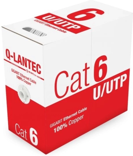 Cavo di rete U/UTP Cat 6, PVC, 100% rame, 305 m