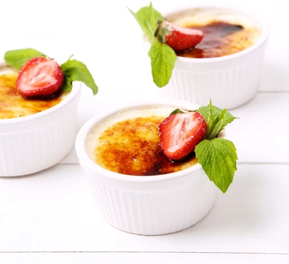 Ideální na crème brûlée a suflé