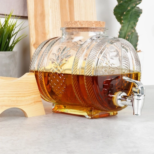 Large goulot et couvercle en liège