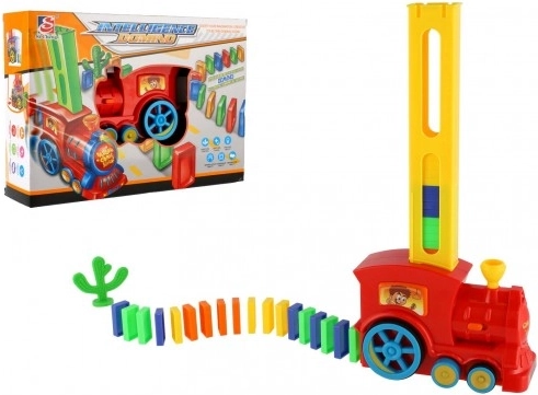 Trenino Domino – locomotiva per costruire domino con luce e suono