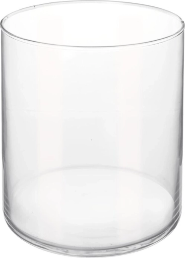 Prozorna steklena vaza 14,5 cm