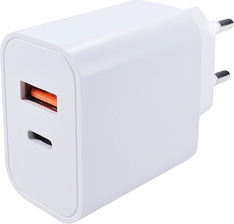 Caricatore rapido Solight USB-A + USB-C 20 W