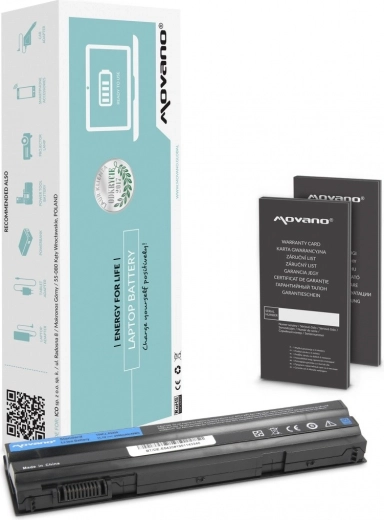 Movano Standard batteria per notebook Dell T54FJ 4400 mAh (49 Wh)