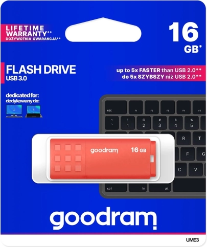 Chiavetta USB GOODRAM UME3 16 GB USB 3.0 arancione