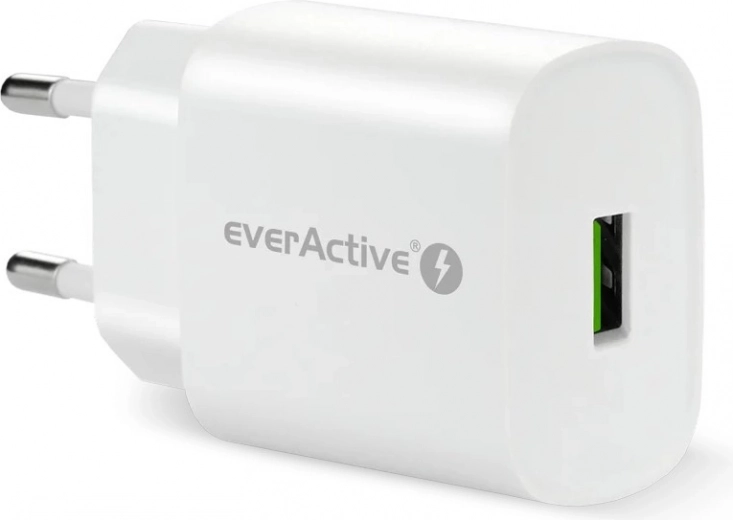 White USB Charger 18W QC3.0