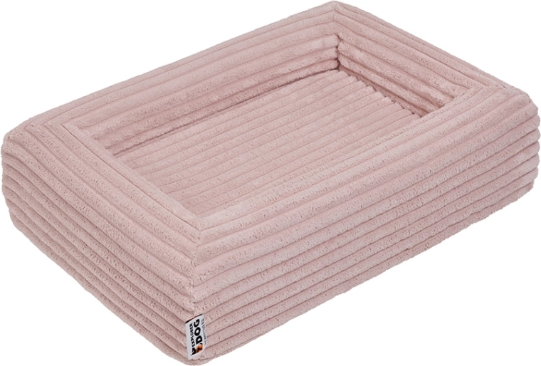Orthopedic dog bed EXPLORER DOG Cloud S 80 × 60 cm dusty pink