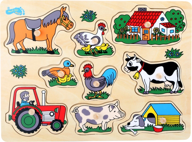 Malá láb Varázsolós Puzzle Tanya
