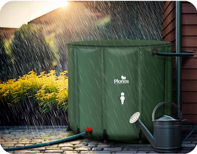 Collegamento alla grondaia e acqua più pulita grazie al filtro