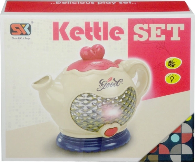 Kids' Toy – Electric Kettle with Light and Sound