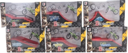 Plastic Jump Ramp with Metal Screw-On Wheel