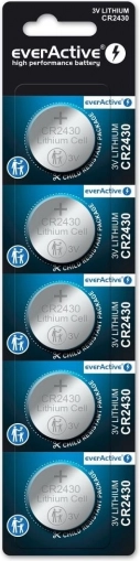 Lithium Battery CR2430 - Set of 5 pcs