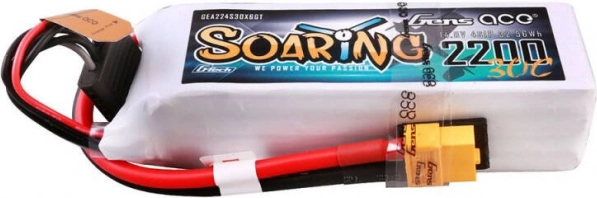 Gens ace G-Tech Soaring LiPo 2200 mAh 14.8 V 30C 4S with XT60 connector