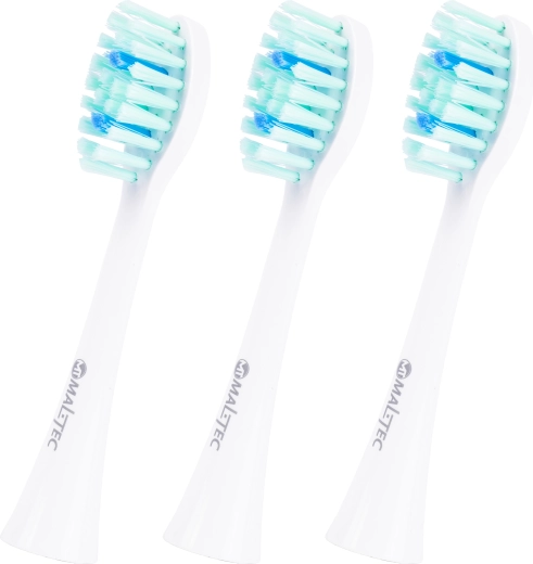 MalTec Toothie X1 testine di ricambio bianche per spazzolino sonico 3 pz