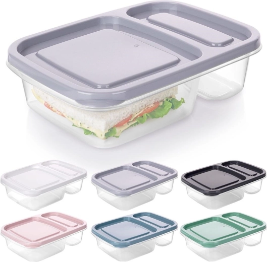 Geteilter Lunchbox mit Deckel 750 ml