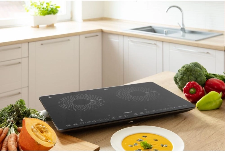 Two powerful induction zones