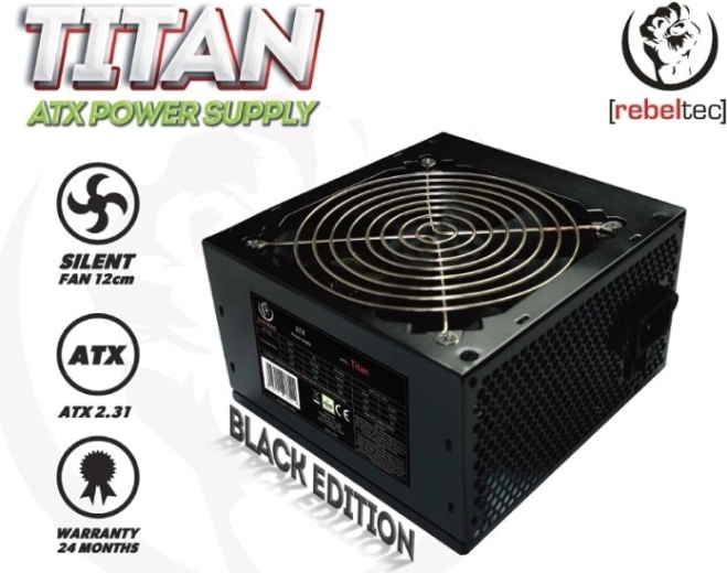 Univerzalni računalniški napajalnik ATX 2.31 REBELTEC Titan 450W