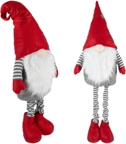 Gnomo di Natale - telescopico 90 cm Ruhhy 22275