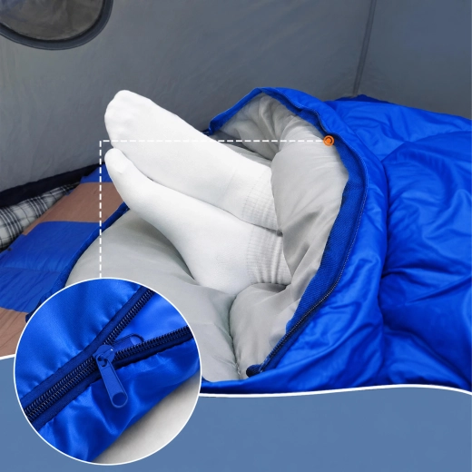 2 in 1: sacco a pelo o coperta