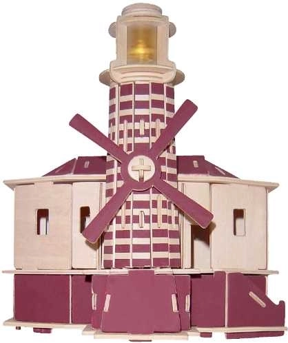 Wooden 3D Puzzle Lighthouse