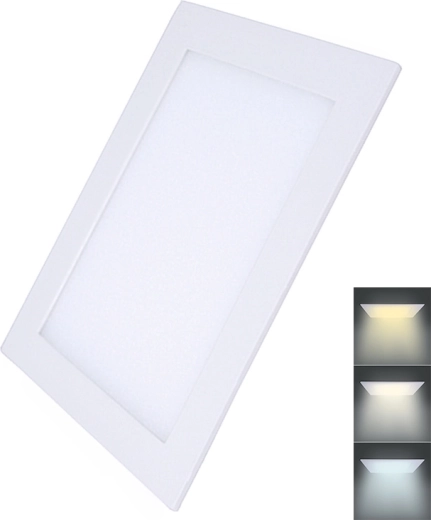 Solight LED mini panel CCT for suspended ceiling, square, 24 W