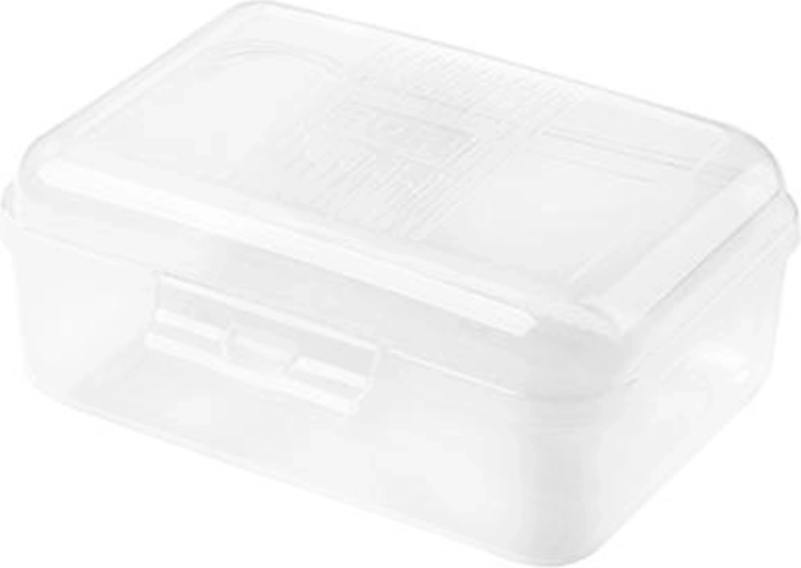 Kunststoff-Brotzeitbox 18,5 × 14 × 8 cm