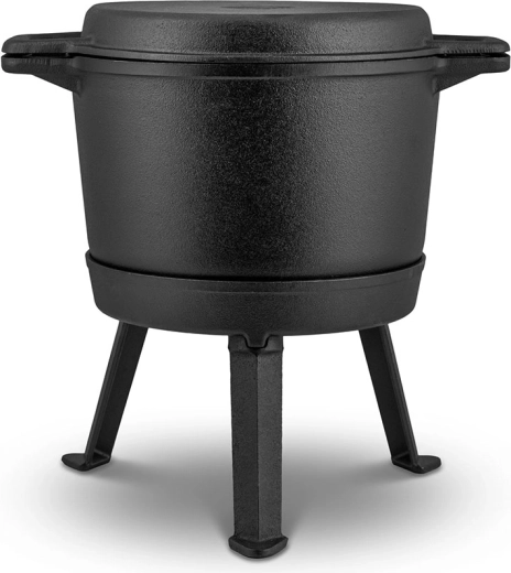 Thick-walled cast iron for even heat