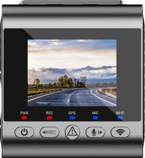 Dual-channel recording: 4K front + 1080p rear