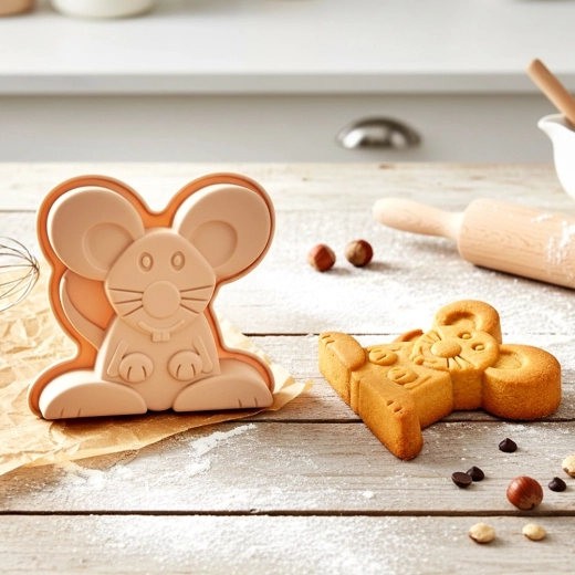 Striking mouse straight from the oven or the fridge