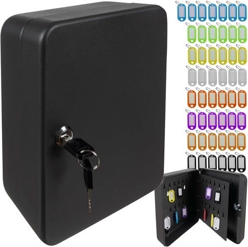 MALATEC Key Safe with 48 Hooks and Identifiers