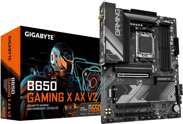 Scheda madre GIGABYTE per AM5 con DDR5, PCIe 5.0 e Wi‑Fi 6E (ATX)