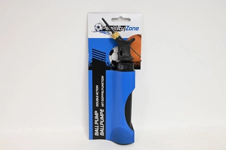 Double-action ball pump with needle, 17 cm