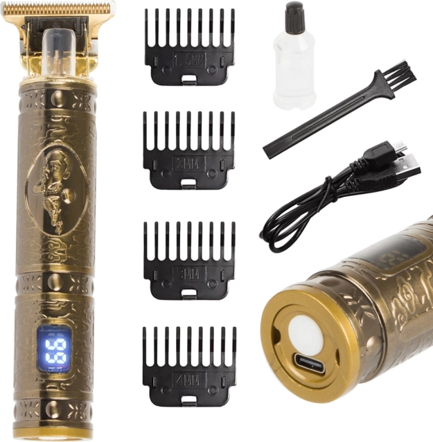 Golden Electric Beard and Hair Trimmer