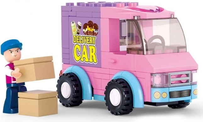 Sluban Girls Dream Town Ice Cream Truck – Building Set