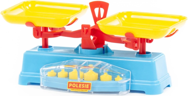 Set gewichten in een praktische box